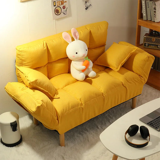 Lazy sofa bed rental room bedroom small sofa small apartment double tatami simple foldable single sofa