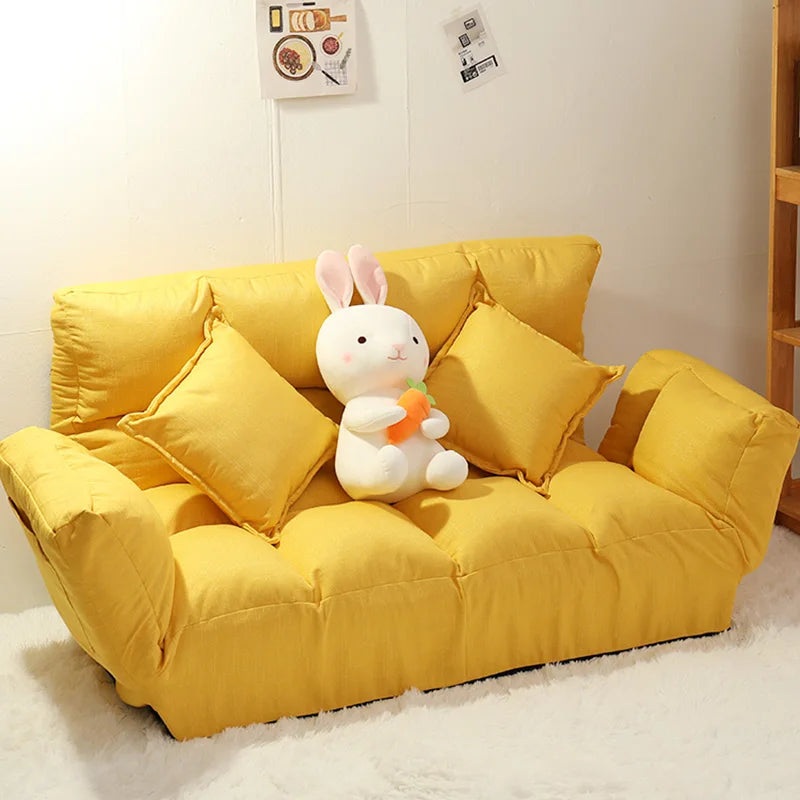 Lazy sofa bed rental room bedroom small sofa small apartment double tatami simple foldable single sofa